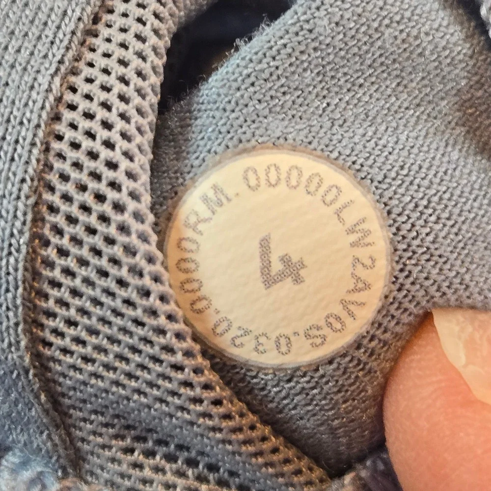 Lululemon Energy Bra Longline Womens 4 Blue Lavender Strappy Back Medium Support